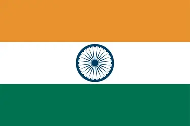 Inde : drapeau - crédits : Encyclopædia Universalis France