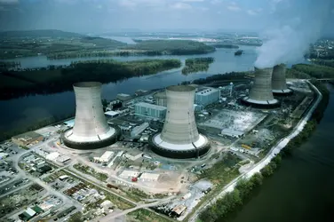 Centrale nucléaire de Three Mile Island - crédits : Phil Degginger/ Getty Images