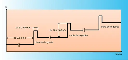 Programmation de potentiel sur gouttes - crédits : Encyclopædia Universalis France