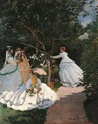<it>Femmes au jardin</it>, C. Monet - crédits : Hulton Fine Art Collection/ Getty Images