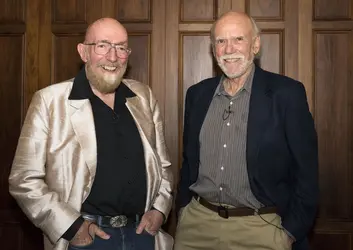 Kip Thorne et Barry Barish - crédits : Caltech