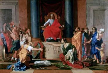 <it>Le Jugement de Salomon</it>, N. Poussin - crédits :  Universal History Archive/ Universal Images Group/ Getty Images