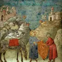 Saint François d'Assise donnant son manteau à un pauvre, Giotto - crédits : Fine Art Images/ Heritage Images/ Getty Images