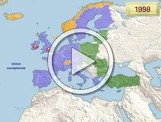 La « construction européenne »&nbsp;(1945-2004) - crédits : Encyclopædia Universalis France