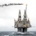 Plate-forme pétrolière Hibernia - crédits : DORIS Engineering