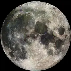 Mers de la face visible de la Lune - crédits : Courtesy NASA / Jet Propulsion Laboratory
