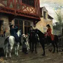 <it>Halte dans une auberge</it>, J.-L. E. Meissonier - crédits :  Bridgeman Images 