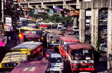 Embouteillage à Manille - crédits : Apexphotos/ Getty Images