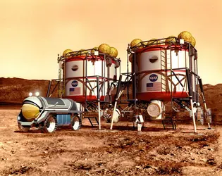 Base martienne - crédits : NASA