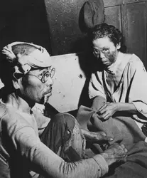 Victimes de la bombe atomique - crédits : Keystone/ Hulton Archive/ Getty Images