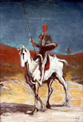 Don Quichotte, H. Daumier - crédits : Pierre Tetrel/ Gamma-Rapho/ Getty Images