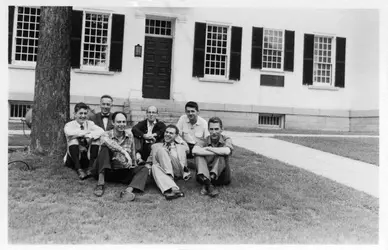 Quelques participants de l’école d’été de Dartmouth (États-Unis) - crédits : Photo courtesy of the Minsky family