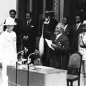 Jomo Kenyatta, 1963 - crédits : Keystone/ Getty Images