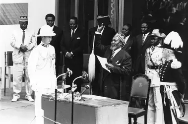 Jomo Kenyatta, 1963 - crédits : Keystone/ Getty Images