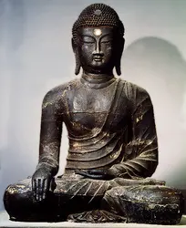 Buddha Sakyamuni, art coréen - crédits :  Bridgeman Images 