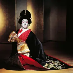 Scène de kabuki - crédits : Herve Bruhat/ Gamma-Rapho/ Getty Images
