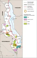 Malawi : territoire et activités - crédits : Encyclopædia Universalis France