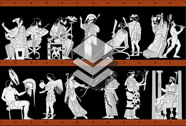 Les dieux de l'Olympe - crédits : Encyclopædia Universalis France