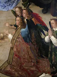 <it>Triptyque Portinari</it>, H. Van der Goes, détail: anges - crédits : Erich Lessing/ AKG-images