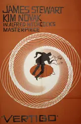 <it>Vertigo</it> d'Alfred Hitchcock, 1958, affiche de S. Bass - crédits : AKG-images