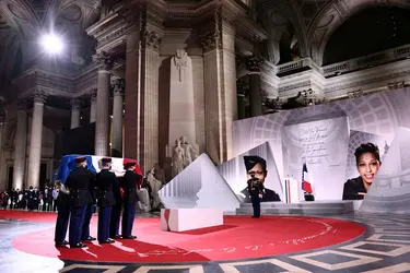 Entrée de Joséphine Baker au Panthéon, 2021 - crédits : Sarah Meyssonnier/ Pool/ AFP