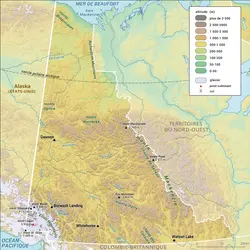 carte physique - crédits : Encyclopædia Universalis France