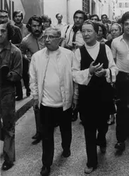 Simone de Beauvoir et Jean-Paul Sartre - crédits : Keystone/ Hulton Archive/ Getty Images