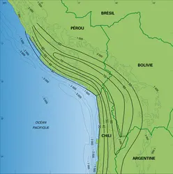 Cordillère des Andes : discontinuité de Mohorovicic - crédits : Encyclopædia Universalis France