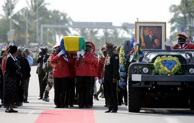 Décès d'Omar Bongo, 2009 - crédits : Issouf Sanogo/ AFP