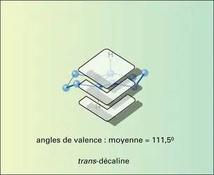 Décalines et stéroïdes : stéréo-isomérie - crédits : Encyclopædia Universalis France