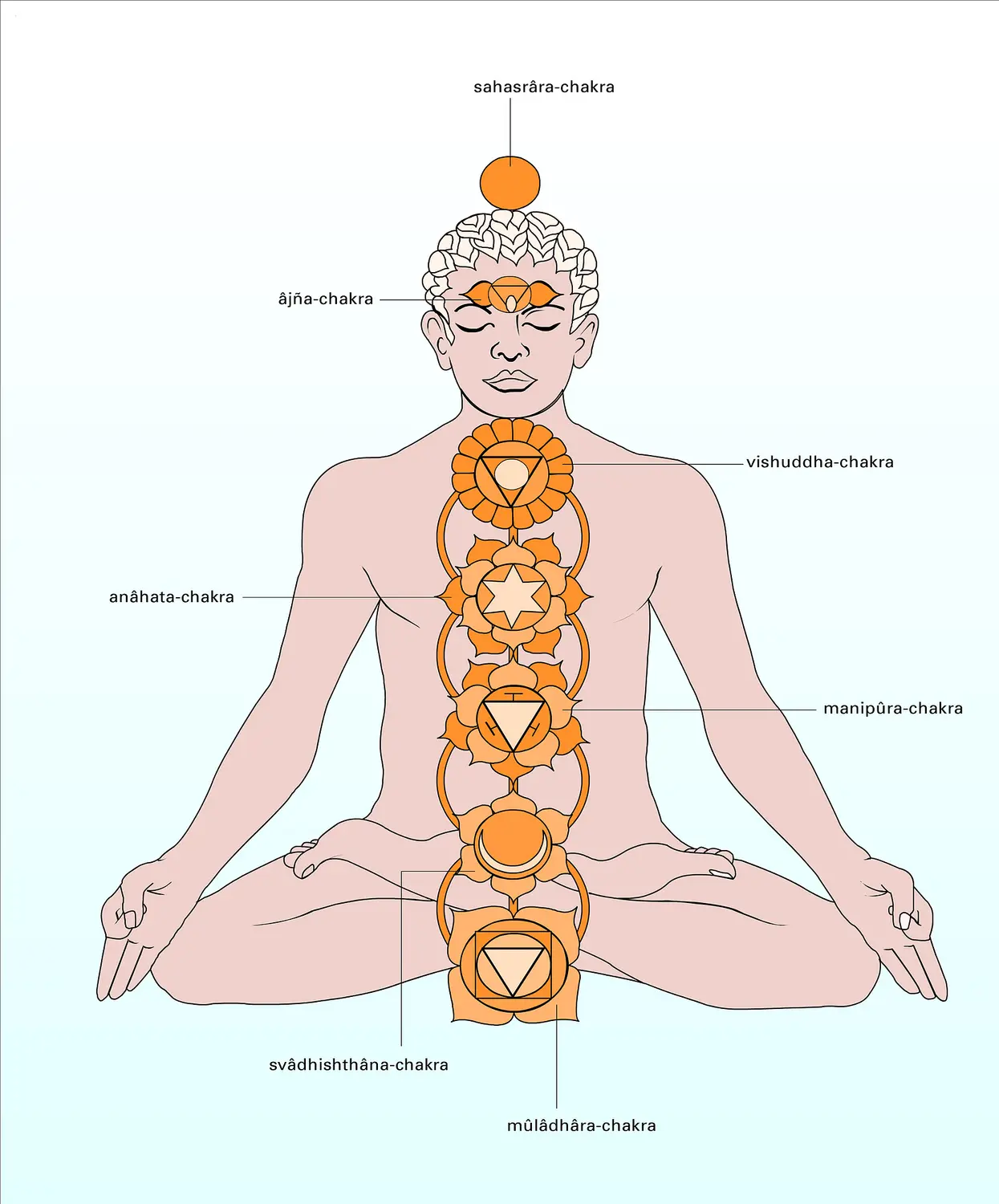 Chakras du corps subtil