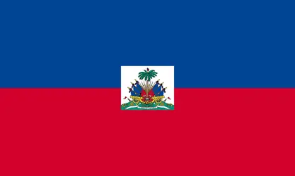 Haïti : drapeau - crédits : Encyclopædia Universalis France