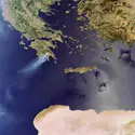 Incendies en Grèce - crédits : ESA