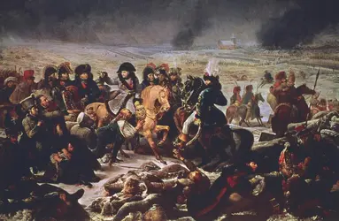 Napoléon sur le champ de bataille d'Eylau, A. J. Gros - crédits : Universal History Archive/ Getty Images