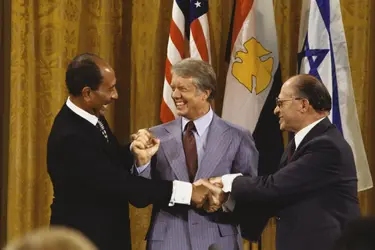 Accords de Camp David, 1978 - crédits : David Hume Kennerly/ Getty Images