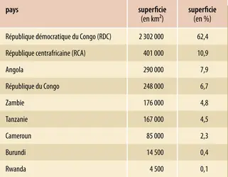 Le bassin du Congo - crédits : Encyclopædia Universalis France