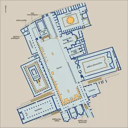 Plan du forum,&nbsp;Pompéi - crédits : Encyclopædia Universalis France