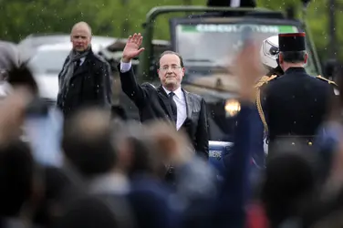 Investiture de François Hollande, 15 mai 2012 - crédits : Bertrand Guay / AFP