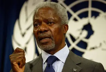 Kofi Annan - crédits : Spencer Platt/ Getty Images News/ AFP