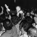 Manifestation en faveur de Georges Papandréou, 1965 - crédits : Keystone/ Hulton Archive/ Getty Images