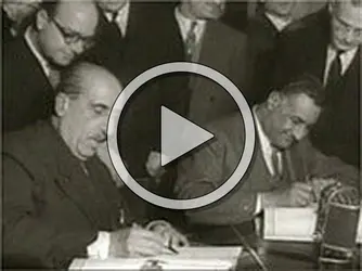 Création de la République arabe unie, 1958 - crédits : The Image Bank