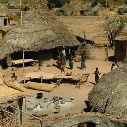 Village sénégalais - crédits : N. Cirani/ De Agostini/ Getty Images