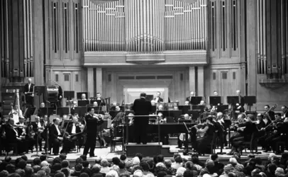 Finale du concours Reine Élisabeth (Bruxelles), 1959 - crédits : R. Kayaert/ CMIREB/ IMKEB