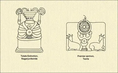 Symboles du Buddha (2) - crédits : Encyclopædia Universalis France