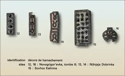 Éléments du harnachement (1) - crédits : Encyclopædia Universalis France