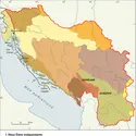 Yougoslavie : formation territoriale - crédits : Encyclopædia Universalis France