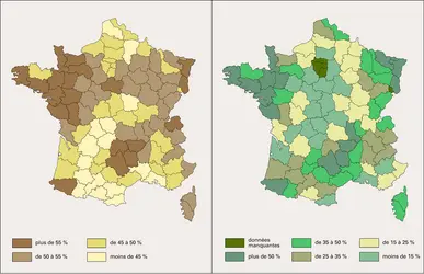 Sociologie électorale : Giscard d'Estaing et le catholicisme - crédits : Encyclopædia Universalis France