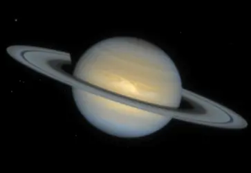 Tempête sur Saturne - crédits : Courtesy NASA / Jet Propulsion Laboratory