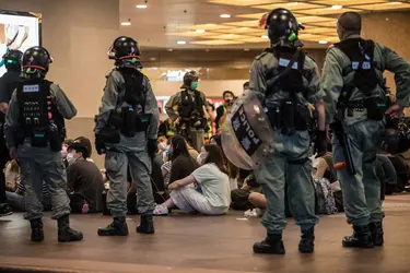 Répression à Hong Kong, 2020 - crédits : Dale De La Rey/ AFP