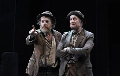 <em>En attendant Godot</em> de S. Beckett, mise en scène d'Andrew Upton - crédits : Robbie Jack/ Corbis/ Getty Images